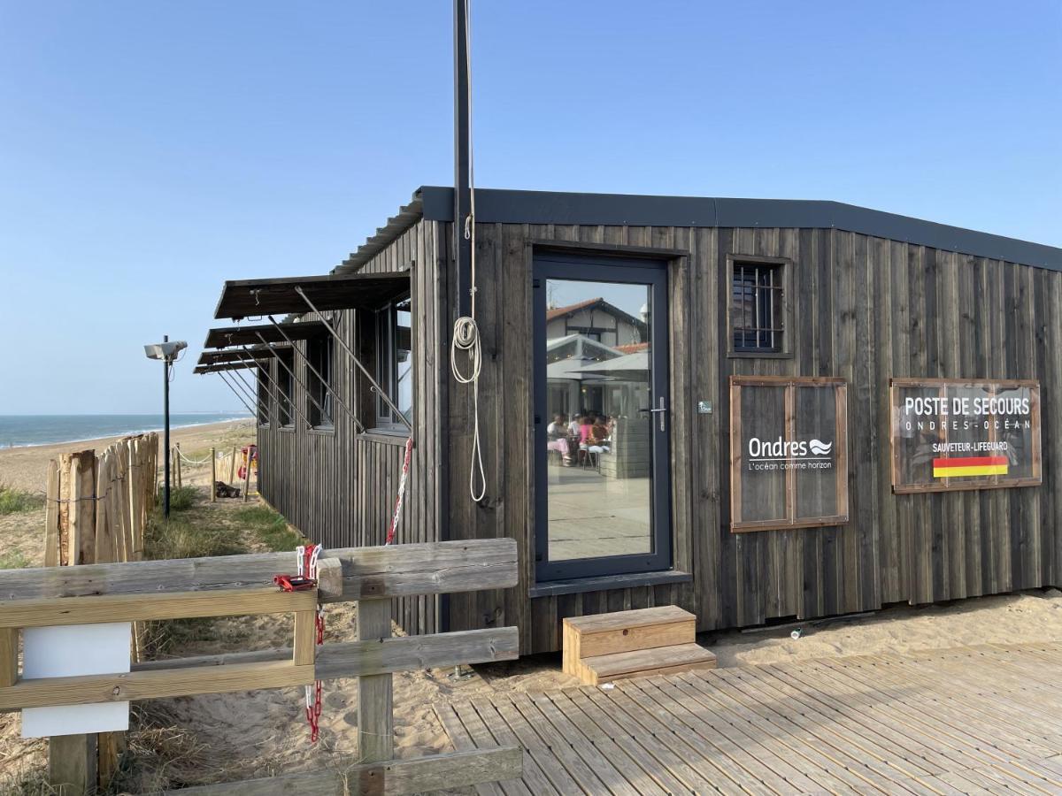 Chalet Paisible A La Plage, Piscine Et Tennis Ondres Eksteriør bilde